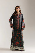Ethnic | Dusty Rose Embroidered Kurta with White Trousers