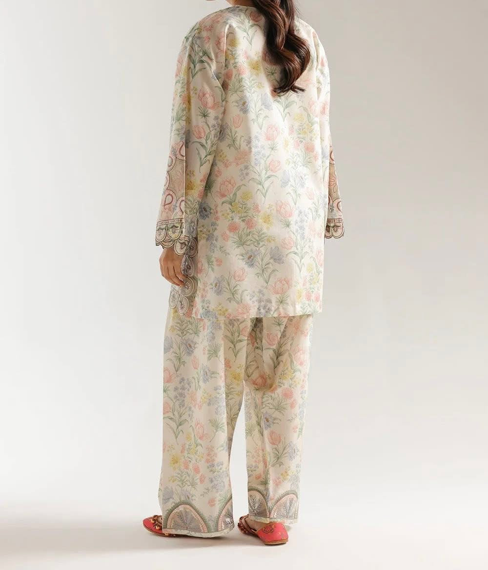 Ethnic Vanilla Ice Two-Piece Suit