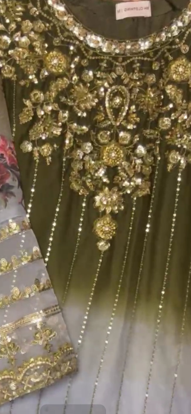 SH Designer Dress in Ombre