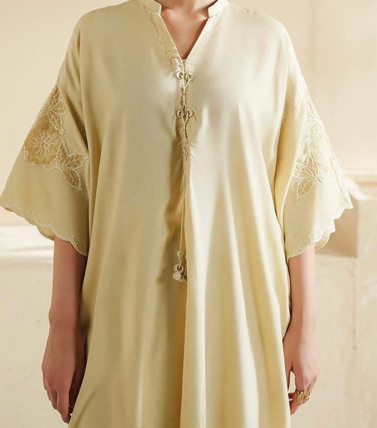 Cross Stitch Embroidered One-Piece