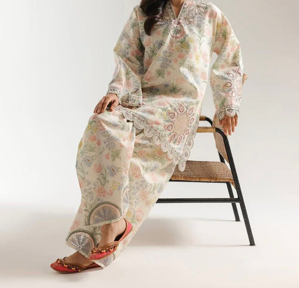 Ethnic Vanilla Ice Two-Piece Suit