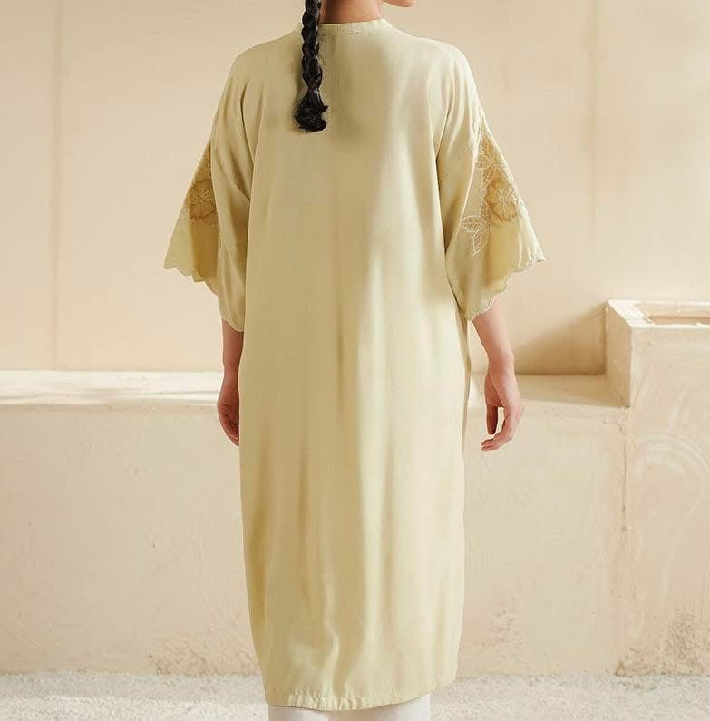 Cross Stitch Embroidered One-Piece