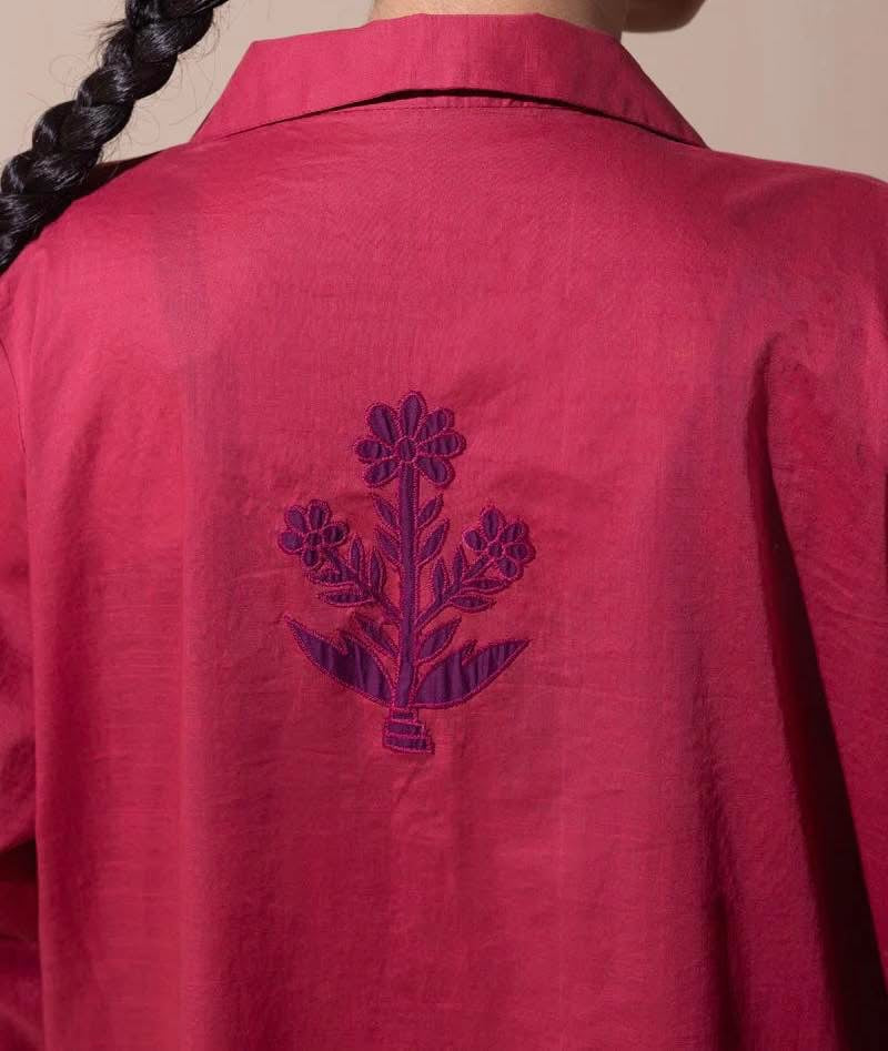 Generation 2-Piece Embroidered Outfit - Pink