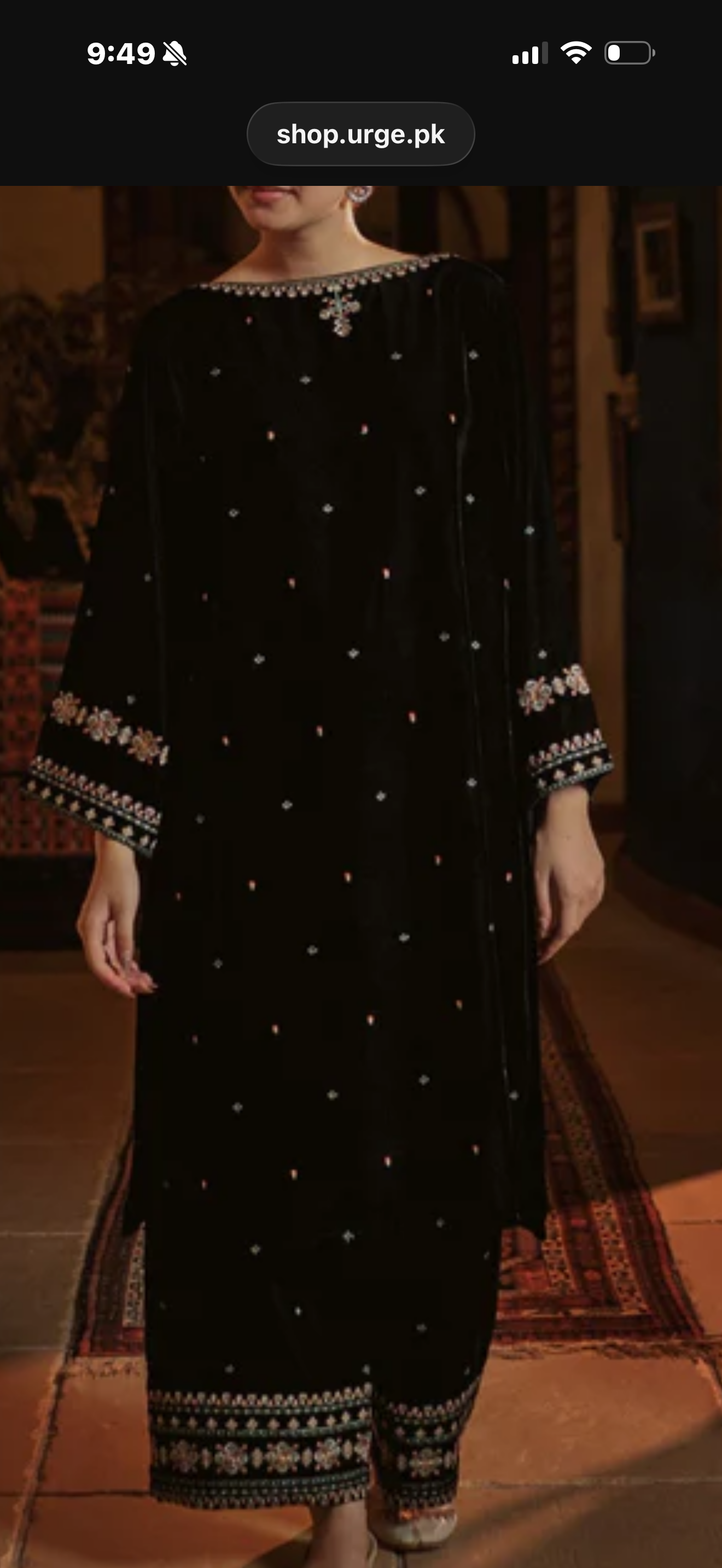 Ready to Wear 2PC Velvet Suit