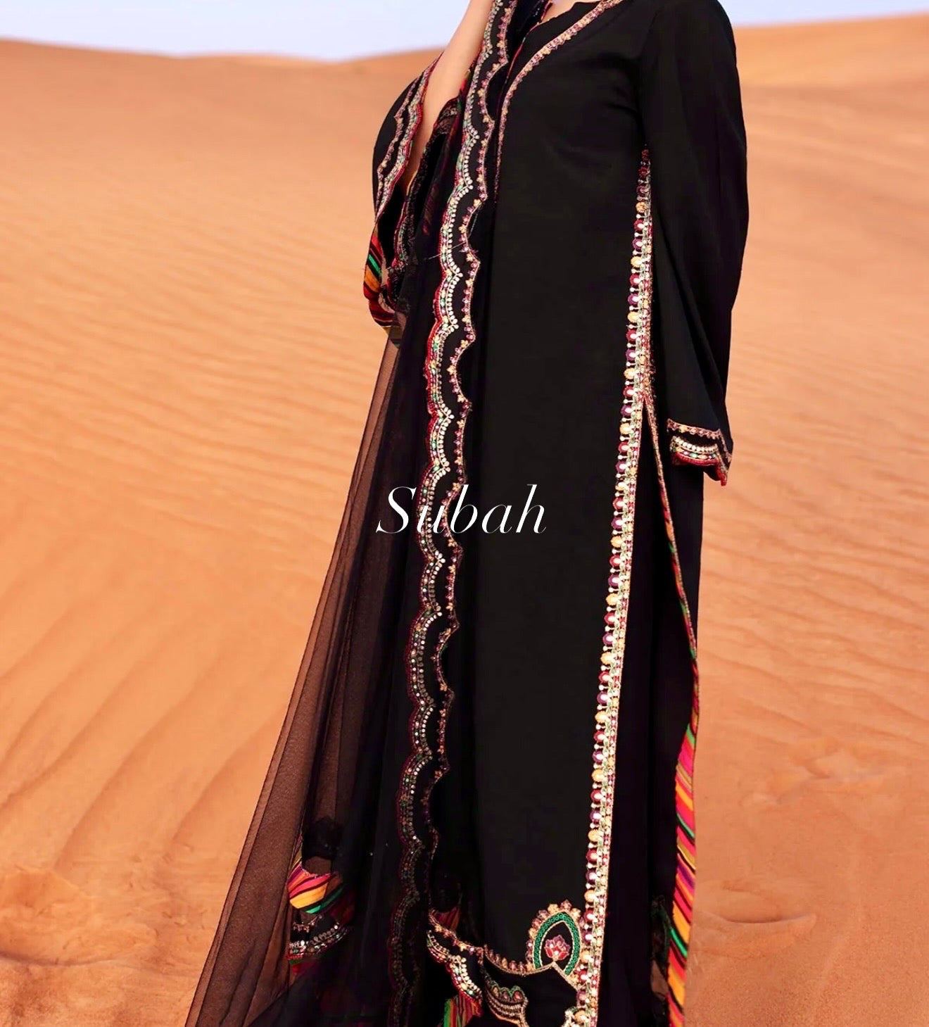 Charizma Embroidered Organza Suit