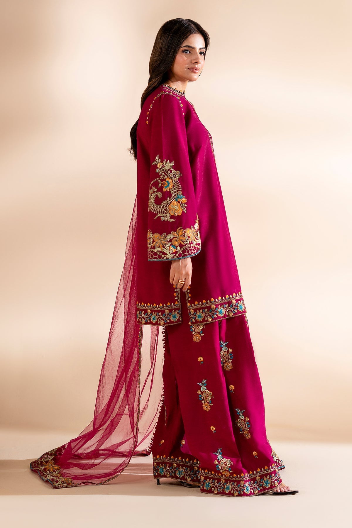 Charizma Embroidered 3-Piece Suit CMA-6-313