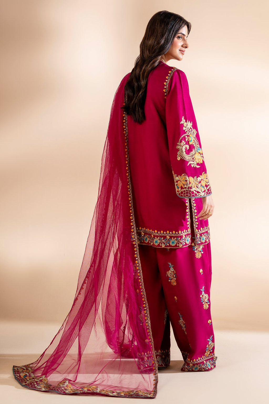 Charizma Embroidered 3-Piece Suit CMA-6-313