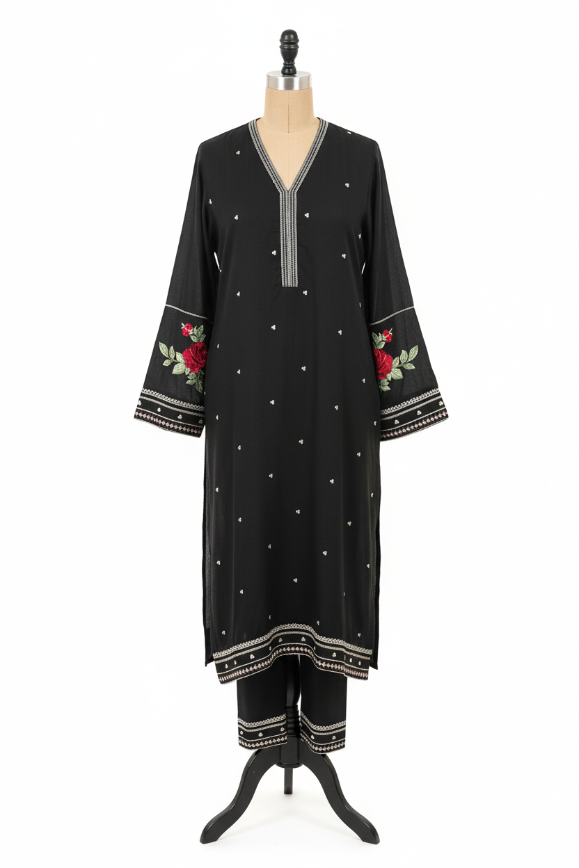 Urge Pret Collection - Slub Khaddar Outfit