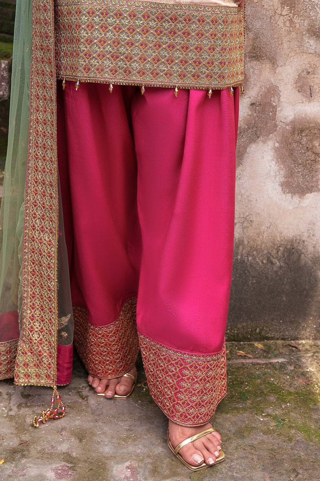 Meeral Sierra Embroidered 3-Piece Suit