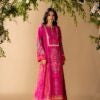 Aghaz by Azbia Ghazal Embroidered Suit - Pink