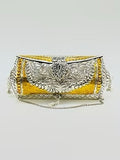 Silver filigree clutch